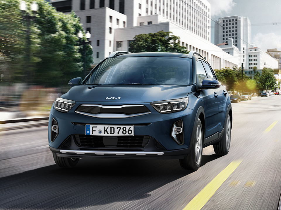 Der Kia Stonic mit kraftvollem Karosserie-Styling.