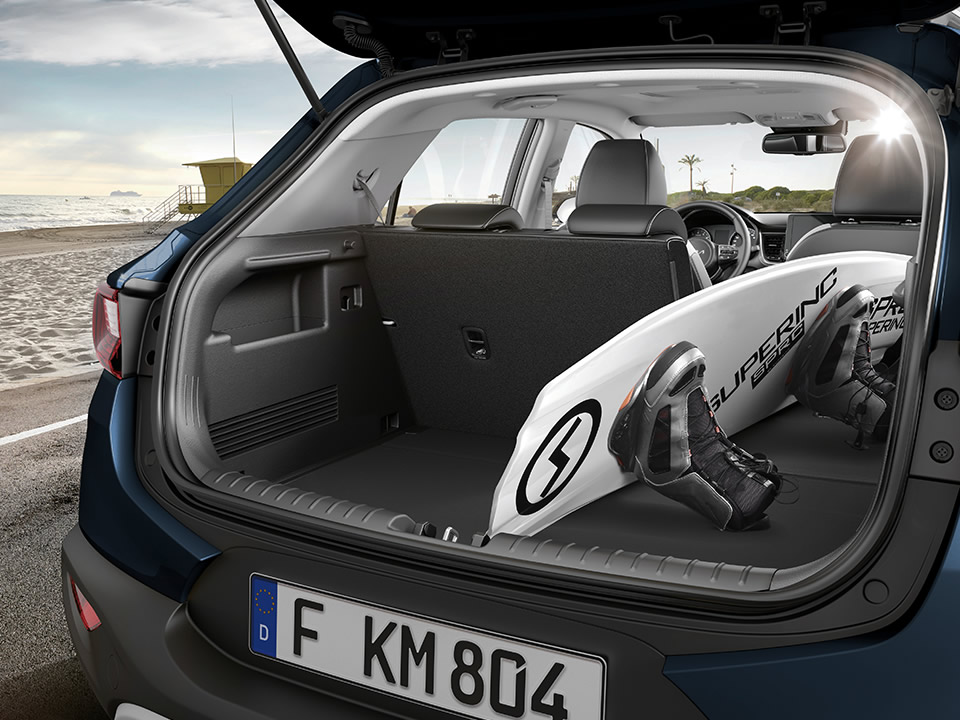 Kia Stonic, Gepäckraum, Snowboard