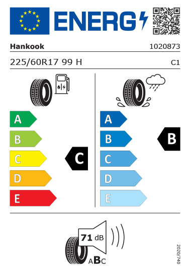 Kia Tyre Label - hankook-1020873-225-60R17