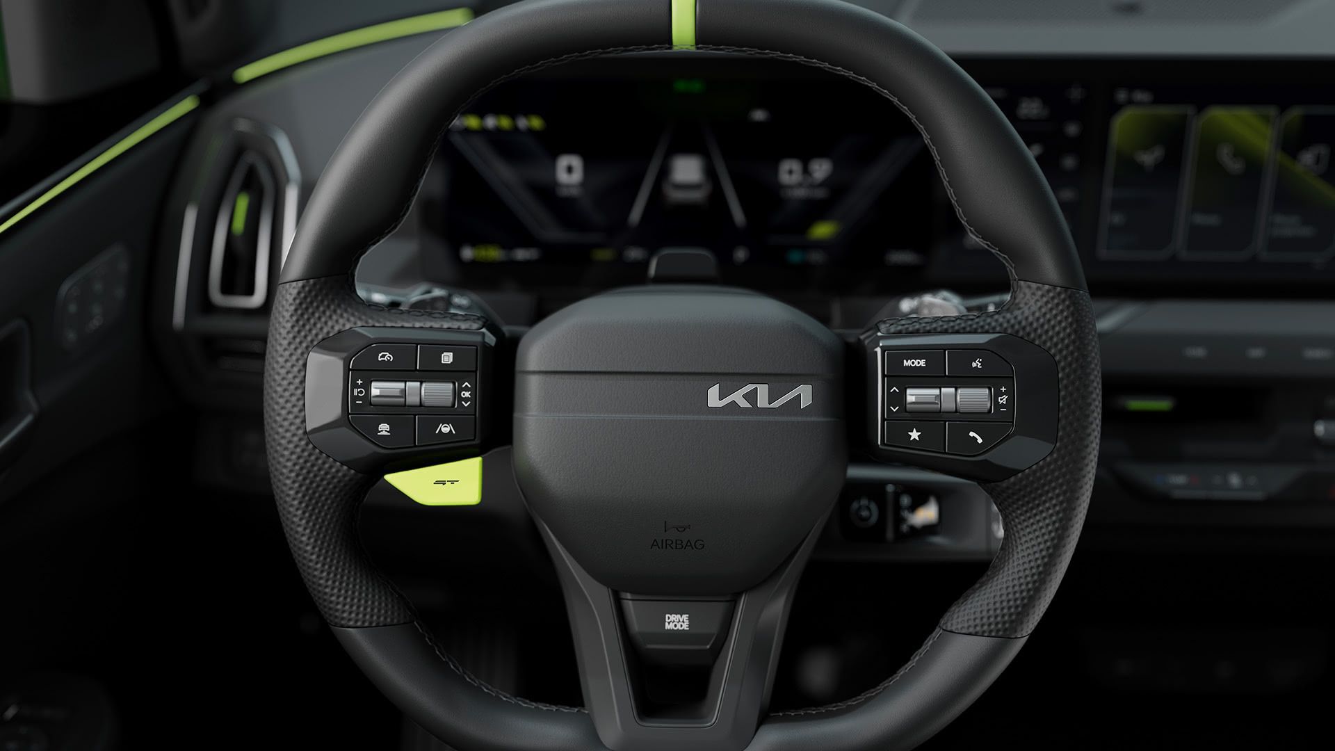 Exklusives GT-Lenkrad.
